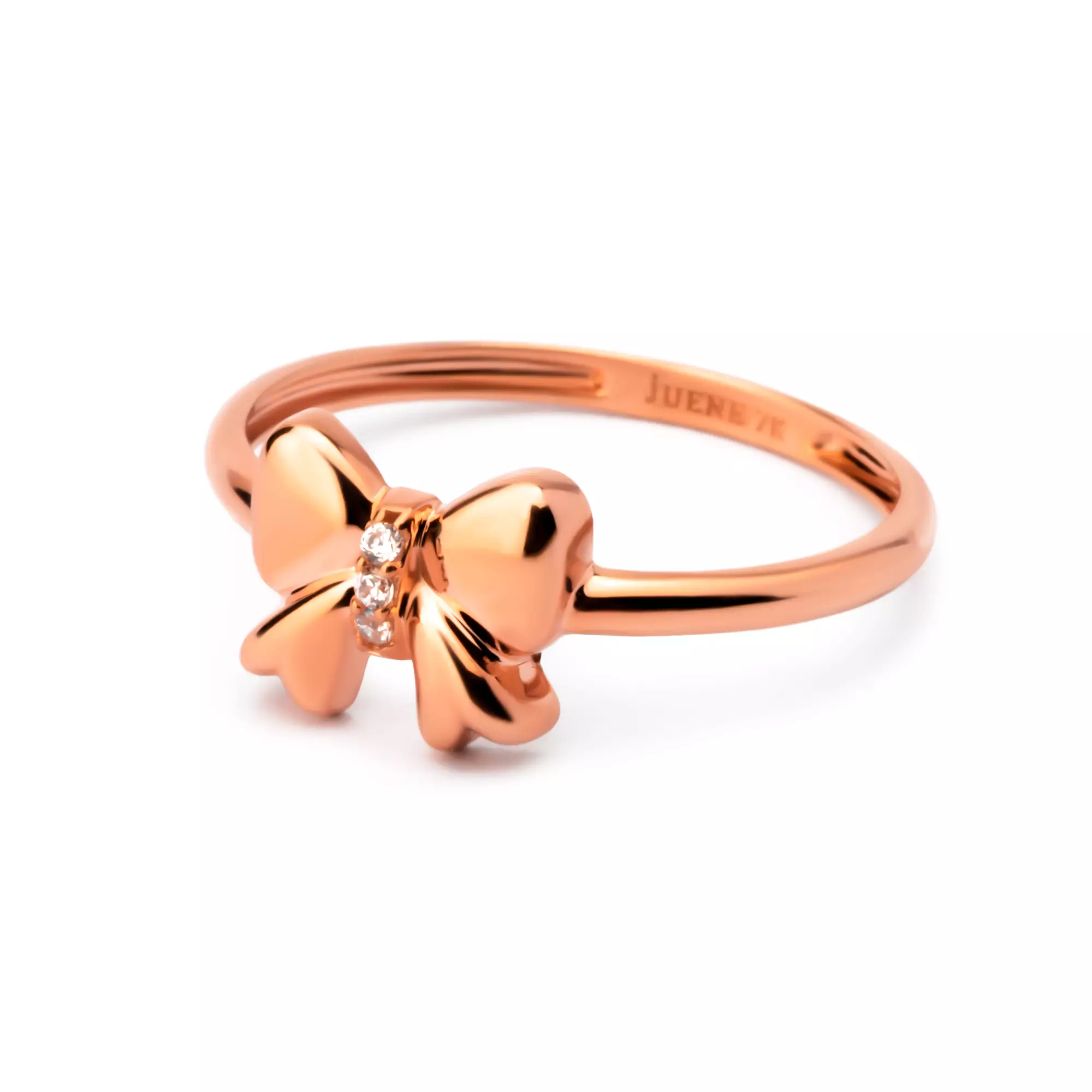 Cincin Emas 7k - Riana Gold Ring - Bubbly Collection - Juene Jewelry