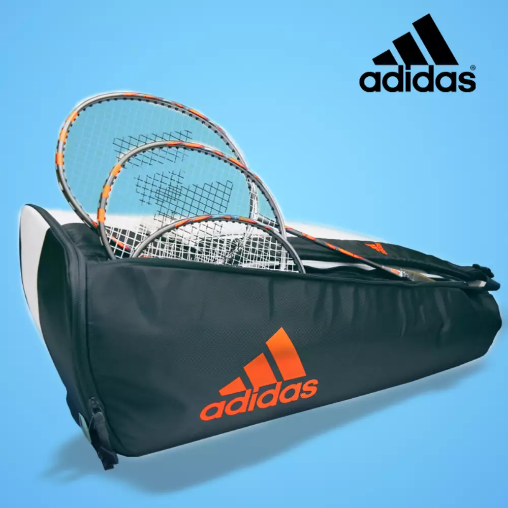 Tas Raket Badminton Bulutangkis / Tenis Adidas VS3.1 6 Racket Bag Grey