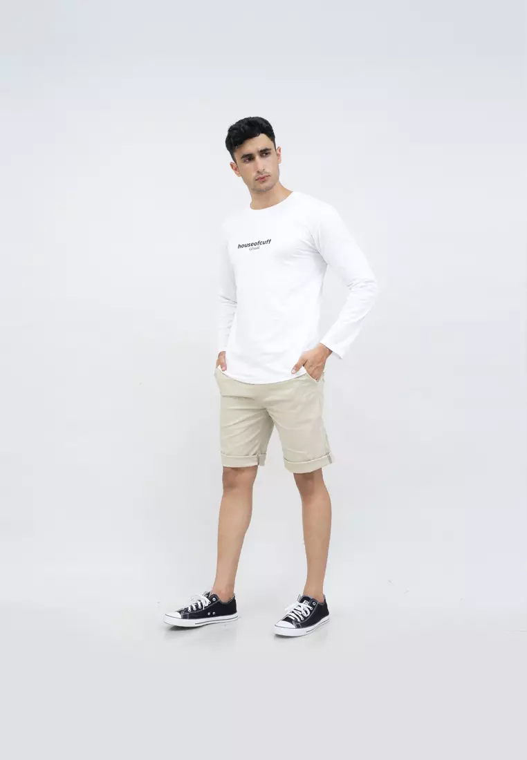 Kaos cotton combed lengan panjang pria unisex houseofcuff Rising Sun