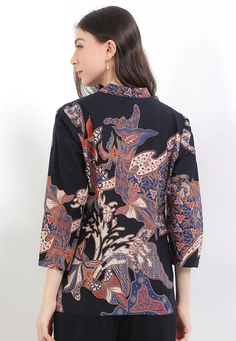 Blouse Batik Daun