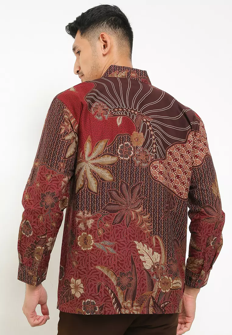 BATIK TALENTA EXCLUSIVE Lengan panjang motif MAWAR BELIT 02