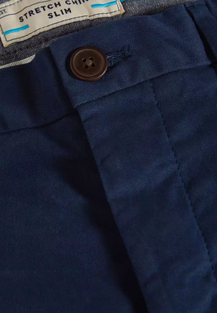 Stretch Chino Trousers Slim Fit