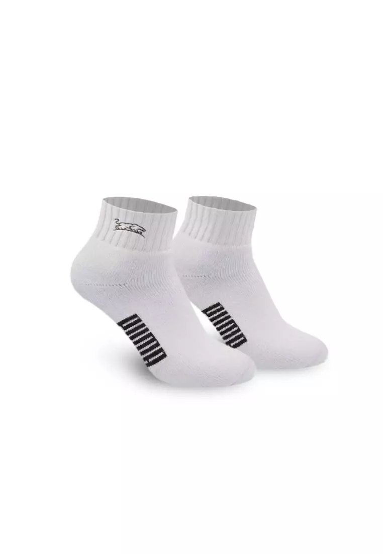 Puma Men’s Embroidered Thick Sports Ankle Socks 3 pairs in a pack PMSEG11