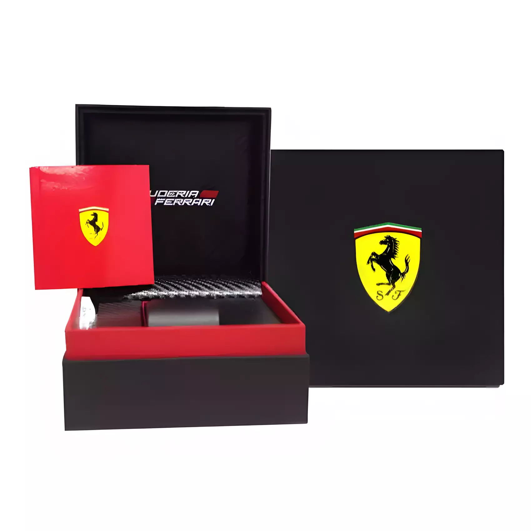 Scuderia Ferrari - Jam Tangan Quartz Analog Pria - All Silver Stainless Steel Case - 0830211