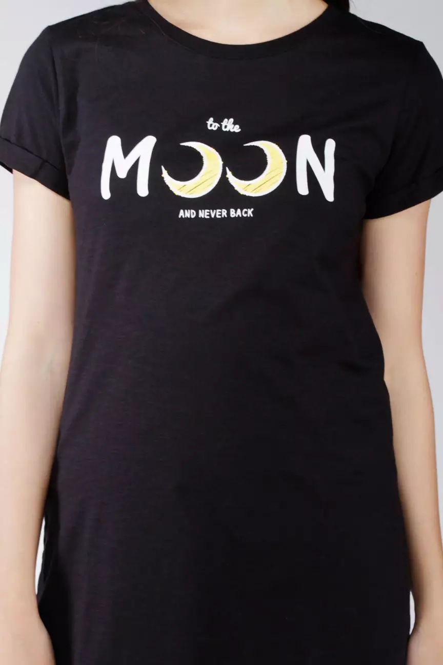 Kaos Wanita Jet Black