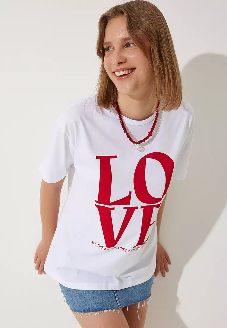 HONG KONG W HAPPINESS・T-SHIRT・WHITE Happiness Istanbul White T-Shirt 2025 | Buy Happiness
