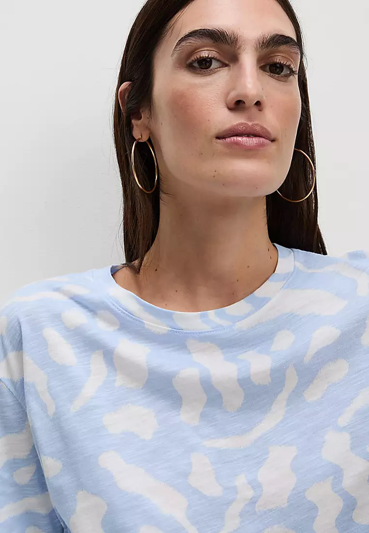 Cotton Modal Blend Printed T-Shirt