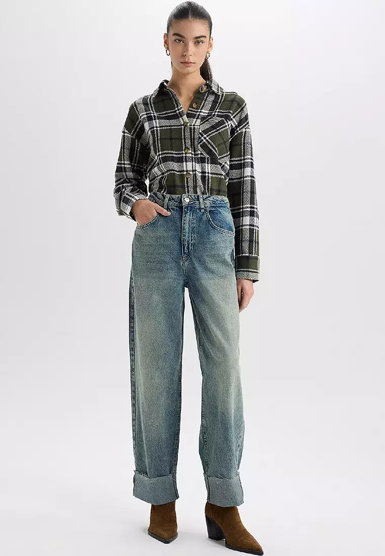 Checkered Flannel Lumberjack Shirt