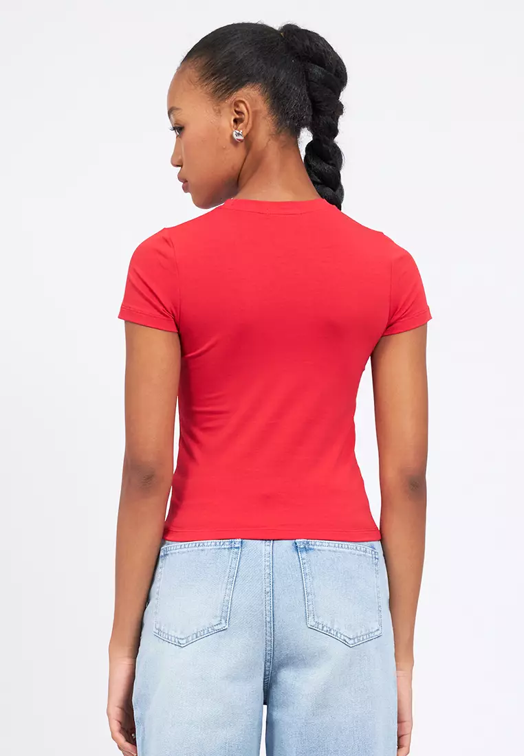 Graphic Short Sleeve Fitted T-Shirt