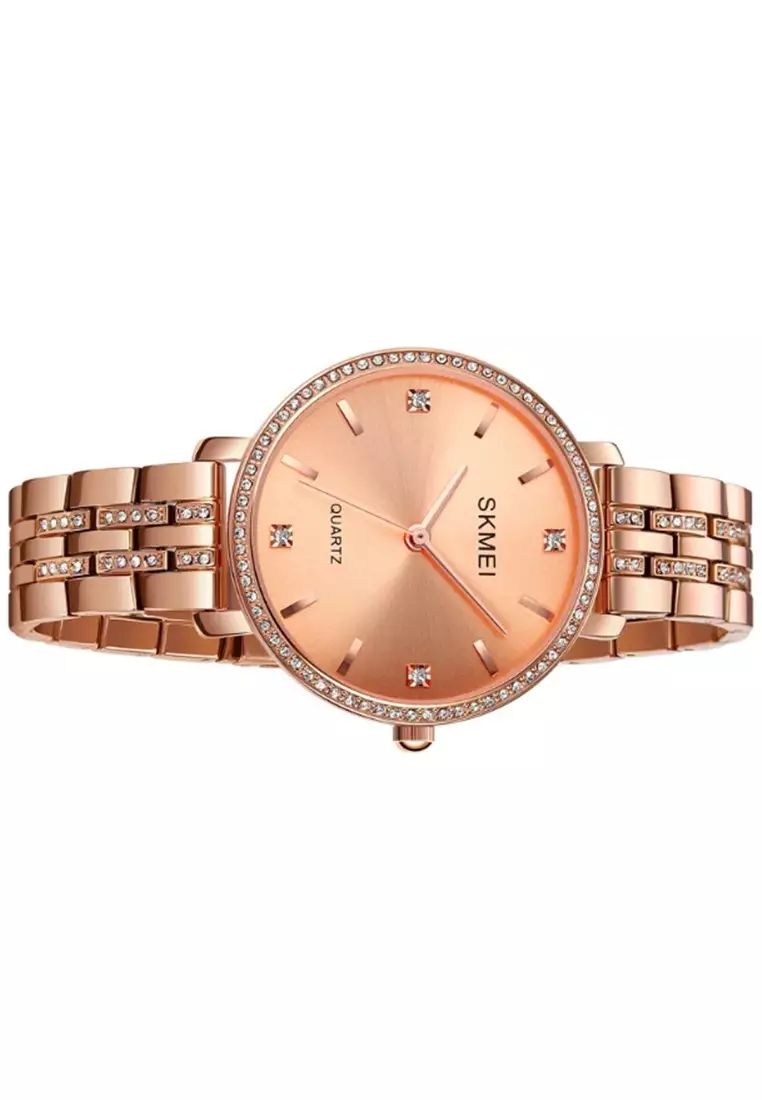 Jam Tangan Analog Wanita Waterproof Strap Tali Material Stainless Steel IR91 ORIGINAL