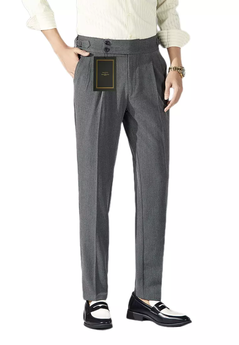 Ralph lauren men's double sales pleated wool dress pants