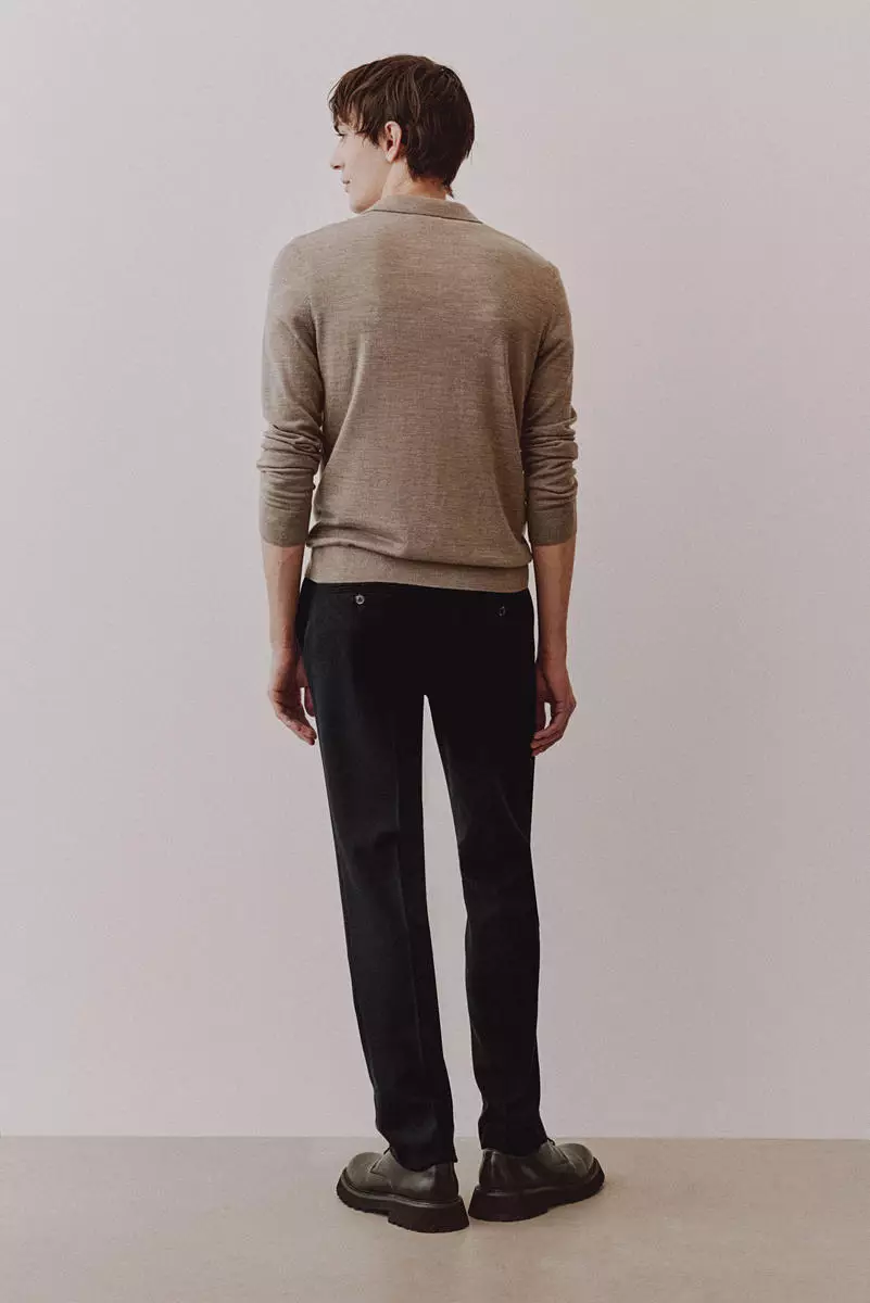 Slim Fit Wool-blend trousers