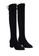 Twenty Eight Shoes black Trapezoid Mid Heel Pointed Toes Over Knee Boot VB116 02F30SH73BEF43GS_2