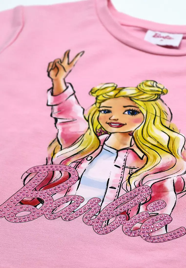 Girls Licensed Graphic Ringer T-Shirt Peace