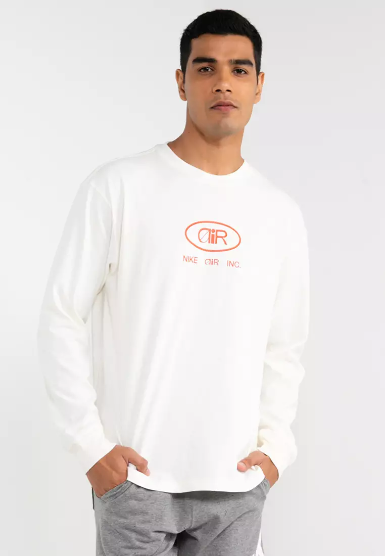 White long sleeve deals nike top