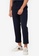 ZALORA BASICS navy Contrast Pipe Pants 97CE3AA1DF8076GS_1