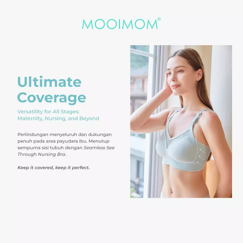 Jual MOOIMOM MOOIMOM Lace wireless Maternity & Nursing Bra Hamil Menyusui -  Caramel Original 2024