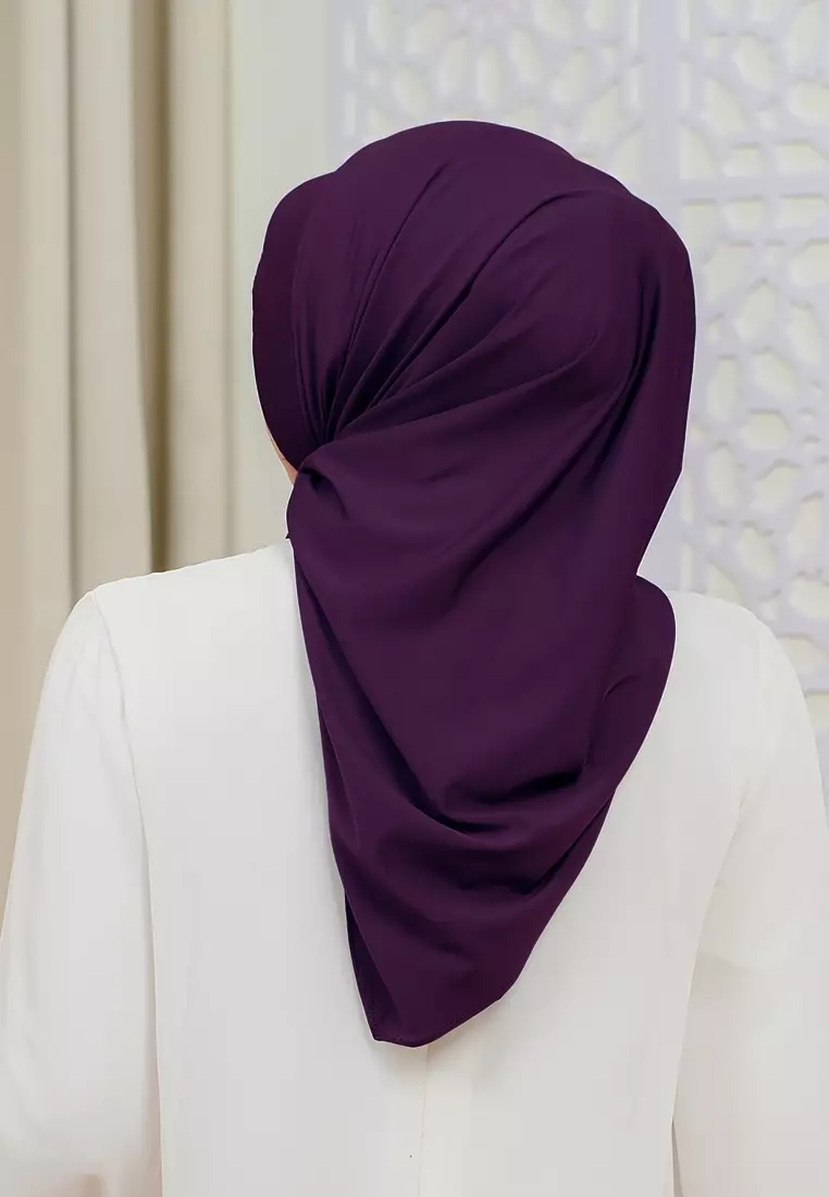 HIJAB INSTAN SOFTPAD AMEENA - DARK PURPLE