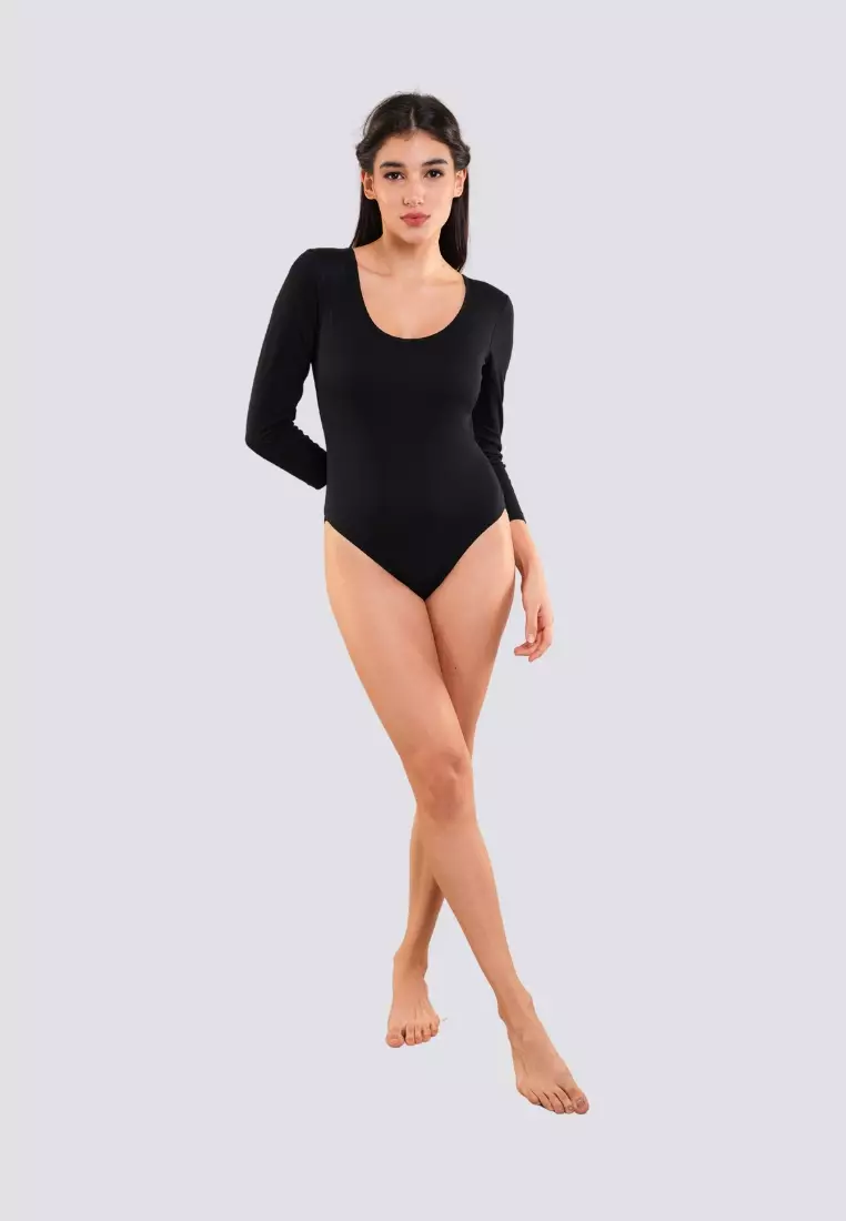 All Day Fitness Long Sleeved Bodysuit