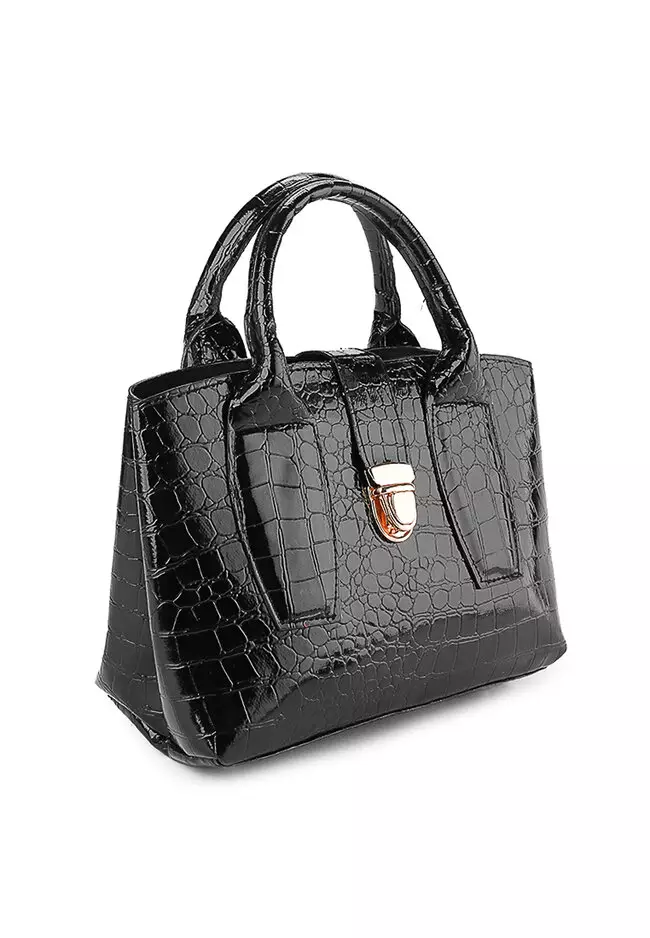 Croco Hand Bag