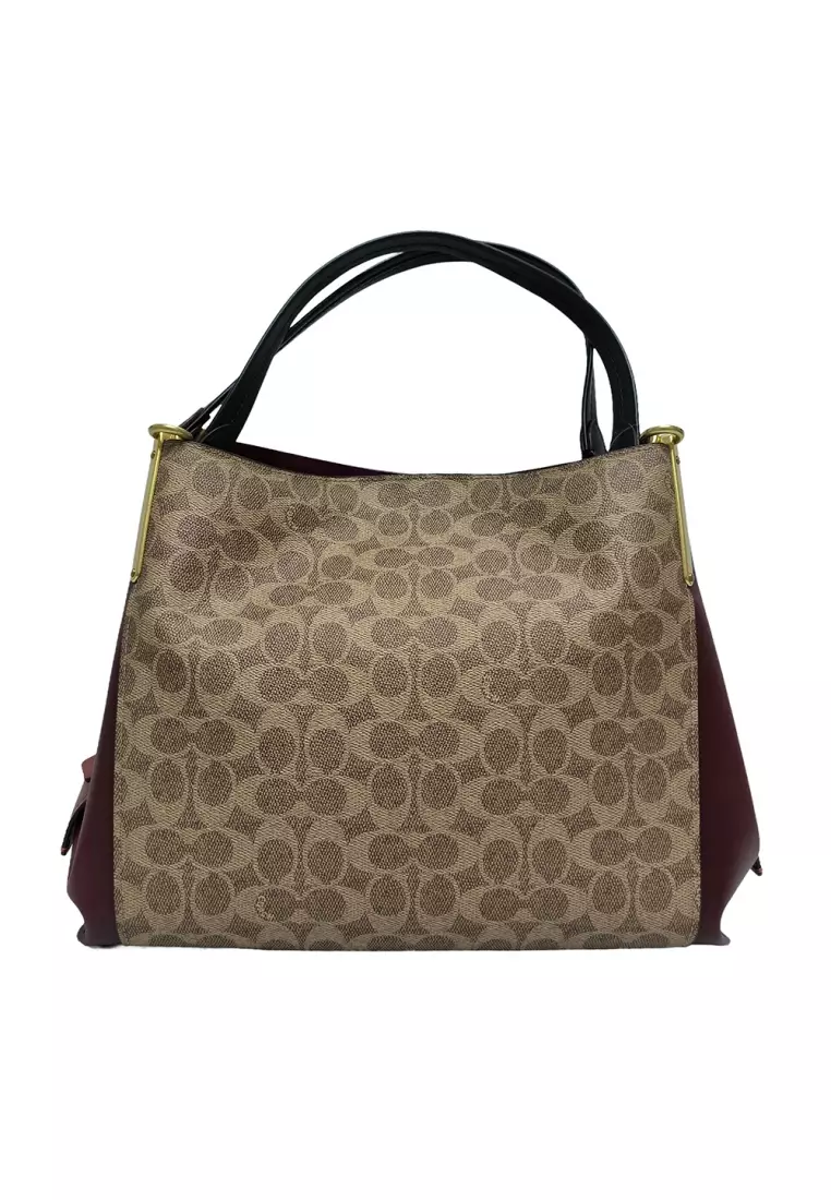Coach Pre loved Coach Dalton 31 Shoulder Bag for Women in Tan Deep