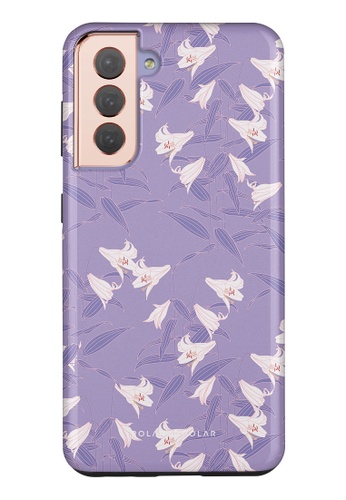 Polar Polar purple Lavender Lily Samsung Galaxy S21 5G Dual-Layer Protective Phone Case (Glossy) 301A0ACDD0FBA6GS_1