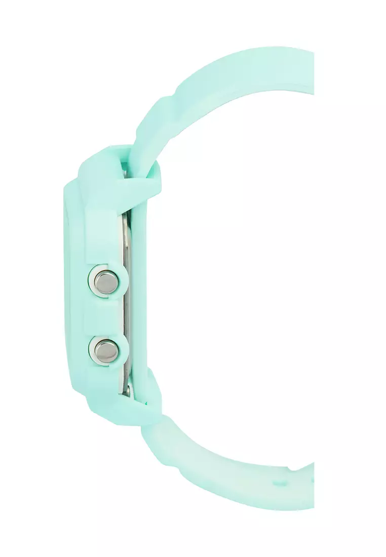 Casio Baby-G Jam Tangan Digital Wanita - Light Green - Resin Strap - BGD-10-3D