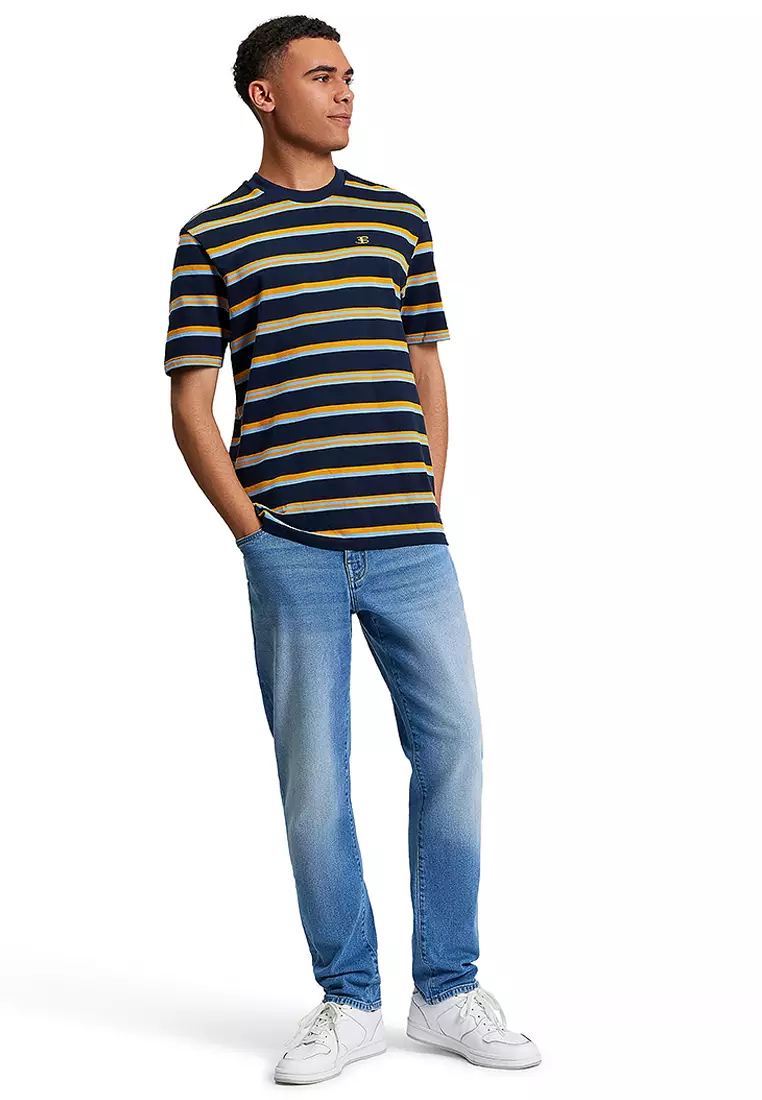 Textured Stripe Tee