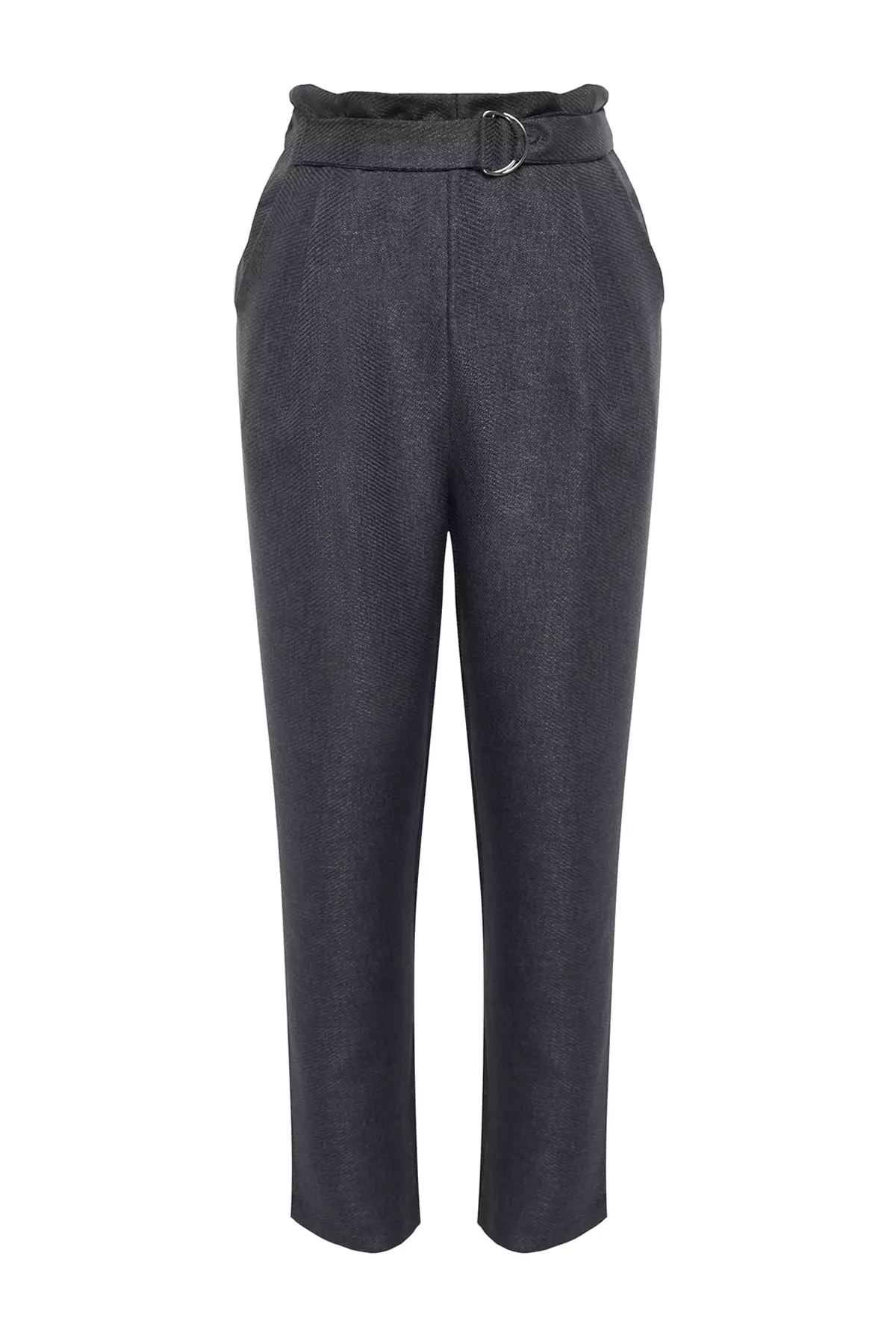 Buy Trendyol Anthracite Trousers 2023 Online | ZALORA Singapore