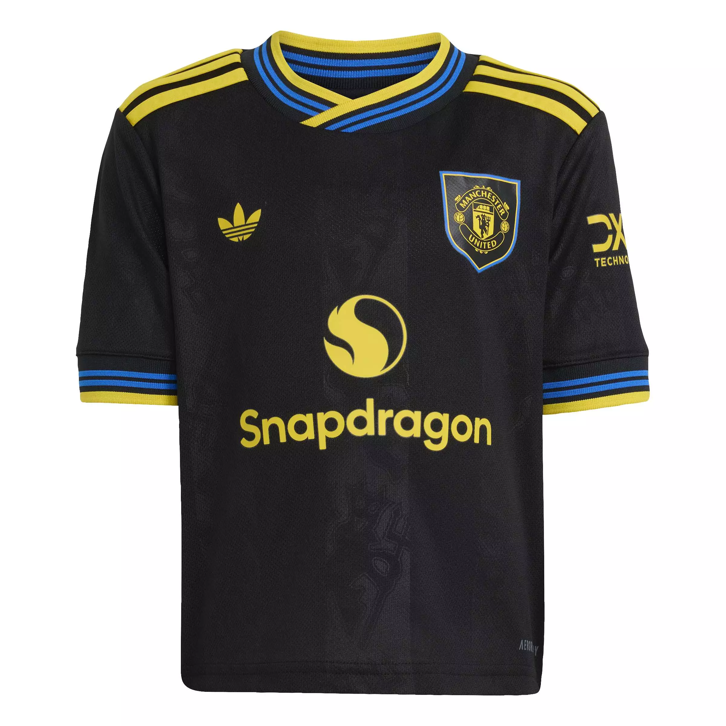 ADIDAS Manchester United 25/26 Third Mini Kit Kids KD4229 - Jersey Anak (Hitam)