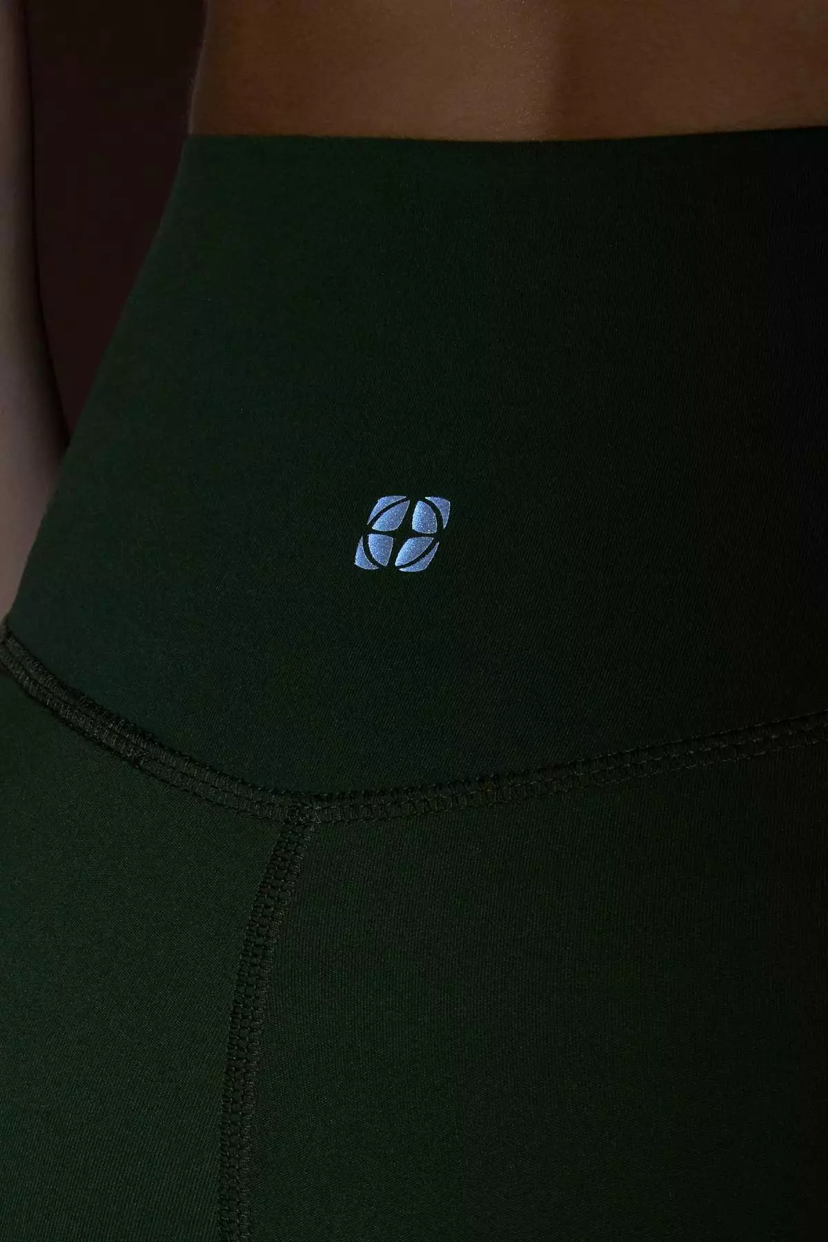Khaki Brushed Soft Fabric Inner Waist Pocket Detailed Knitted Sports Shorts/Short Leggings Thmss24Ty2
