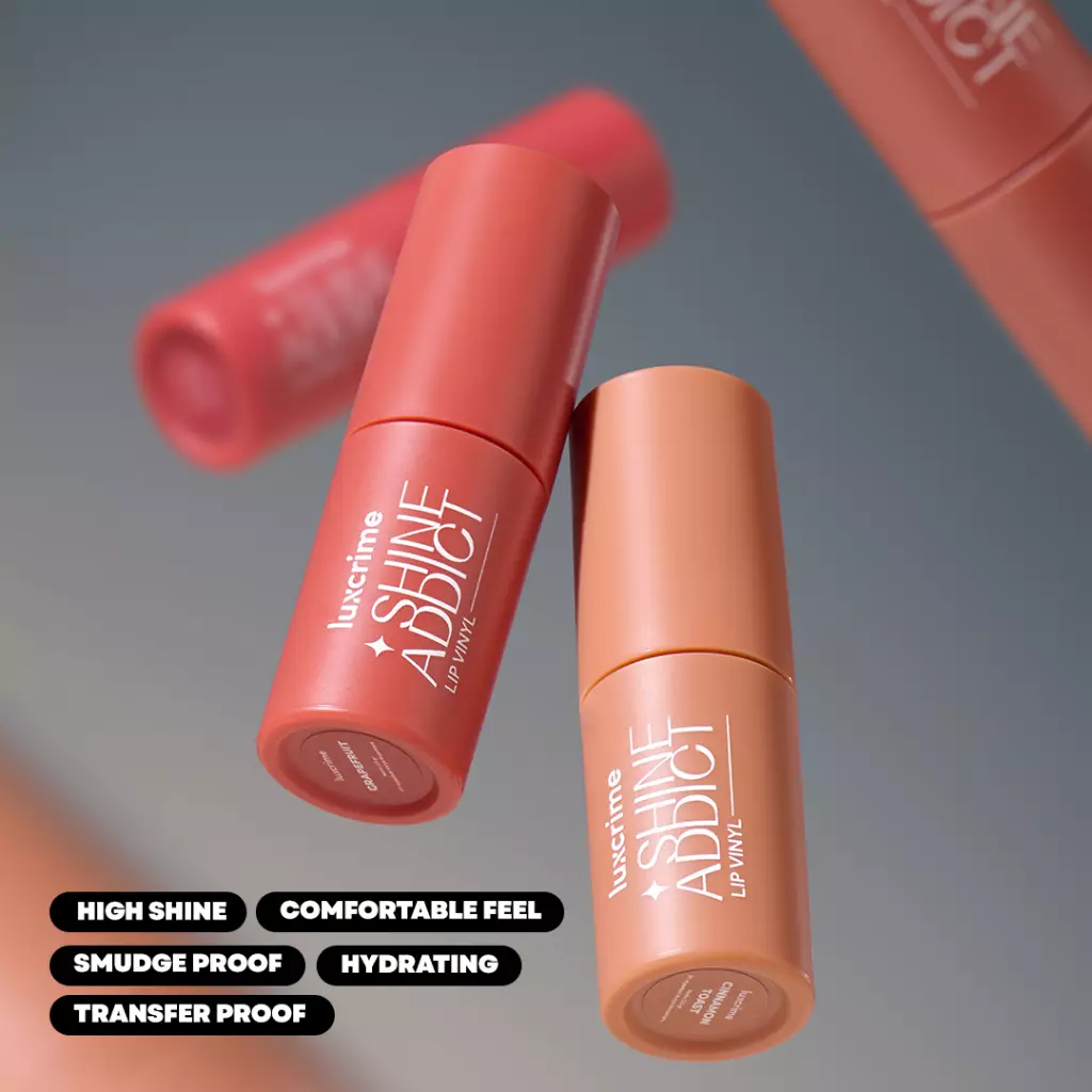 Luxcrime Shine Addict Lip Vinyl - Cinnamon Toast