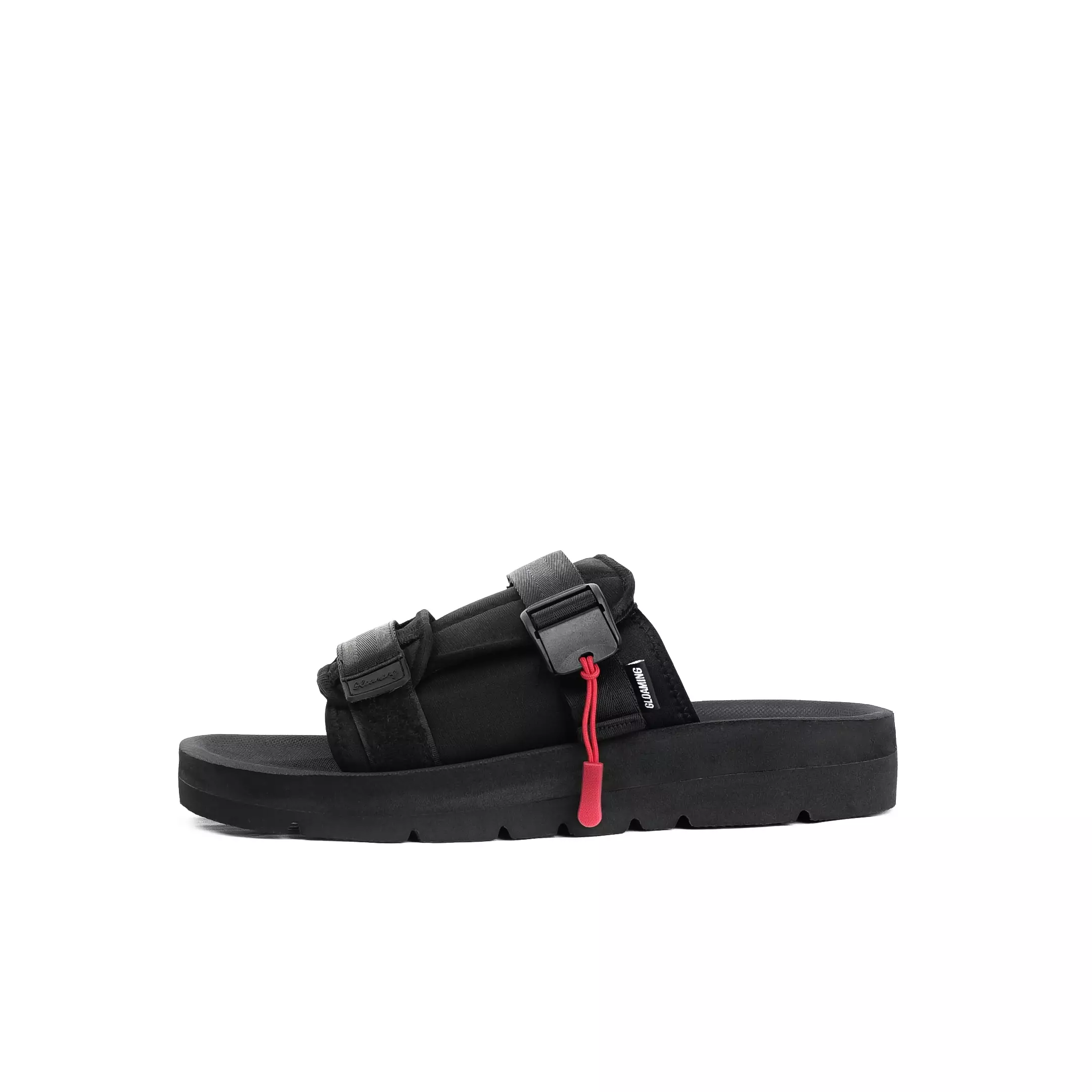 Achromo Lith Sandal Gunung Selop Casual Hitam Unisex / Sandal Slide Hiking Adventure