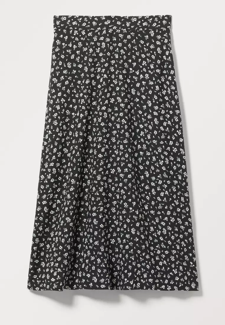 Monki Lightweight Midi Skirt 2024 | Buy Monki Online | ZALORA Hong Kong