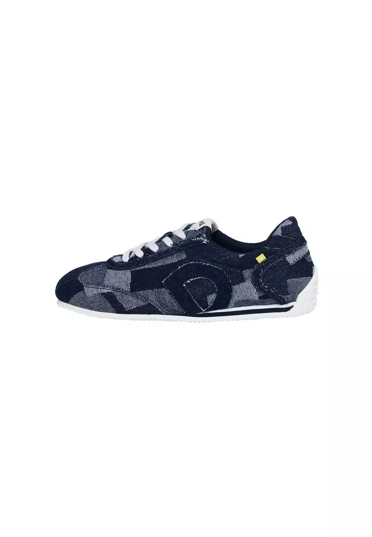 Patchwork denim sneaker