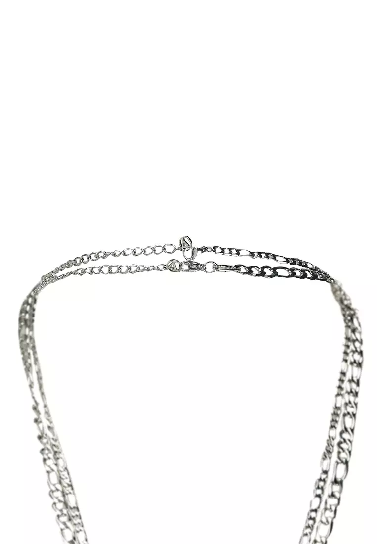 Rhedridus Stainless Steel Necklace Set