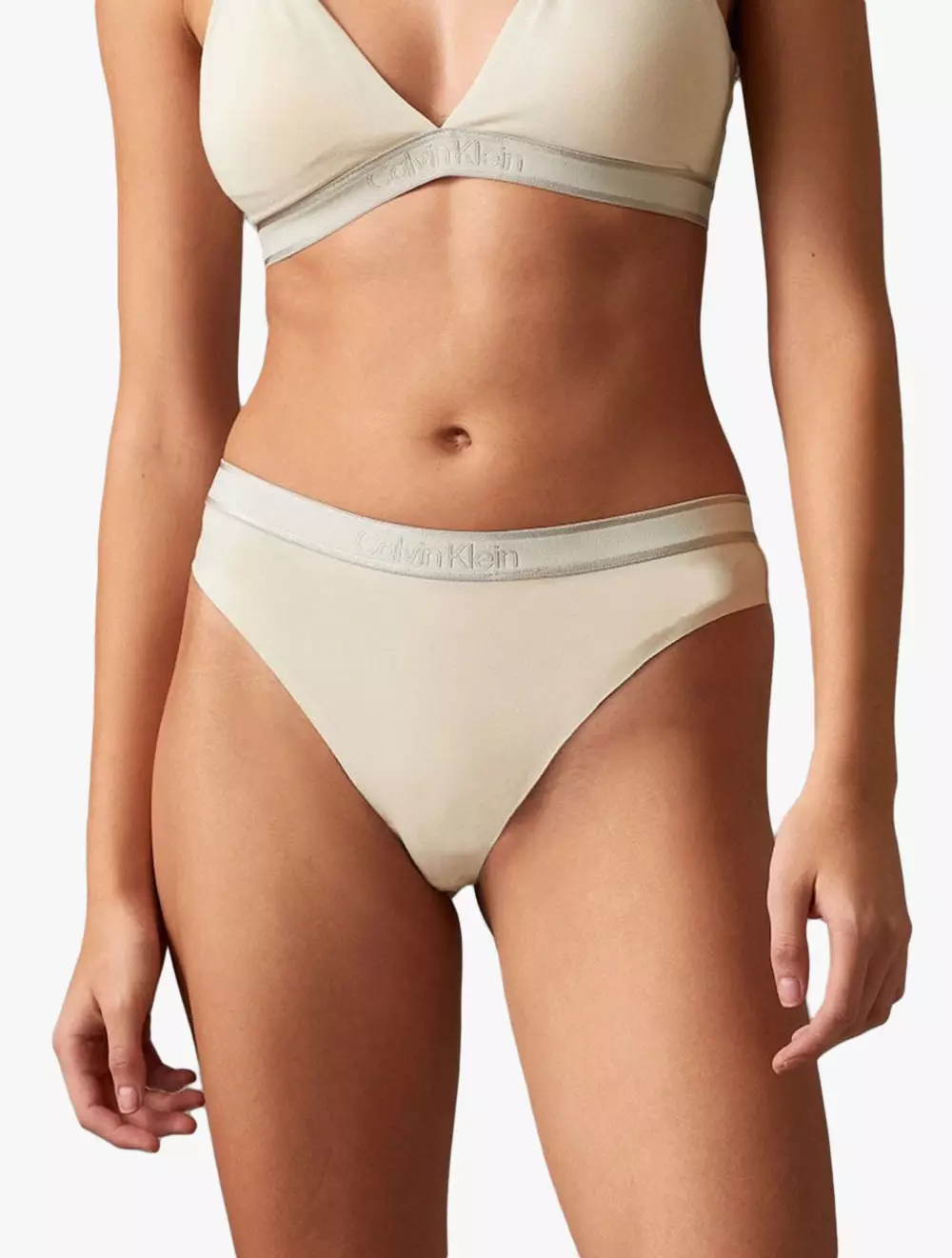 Jual Calvin Klein Calvin Klein Underwear Tonal Logo Cotton Thong