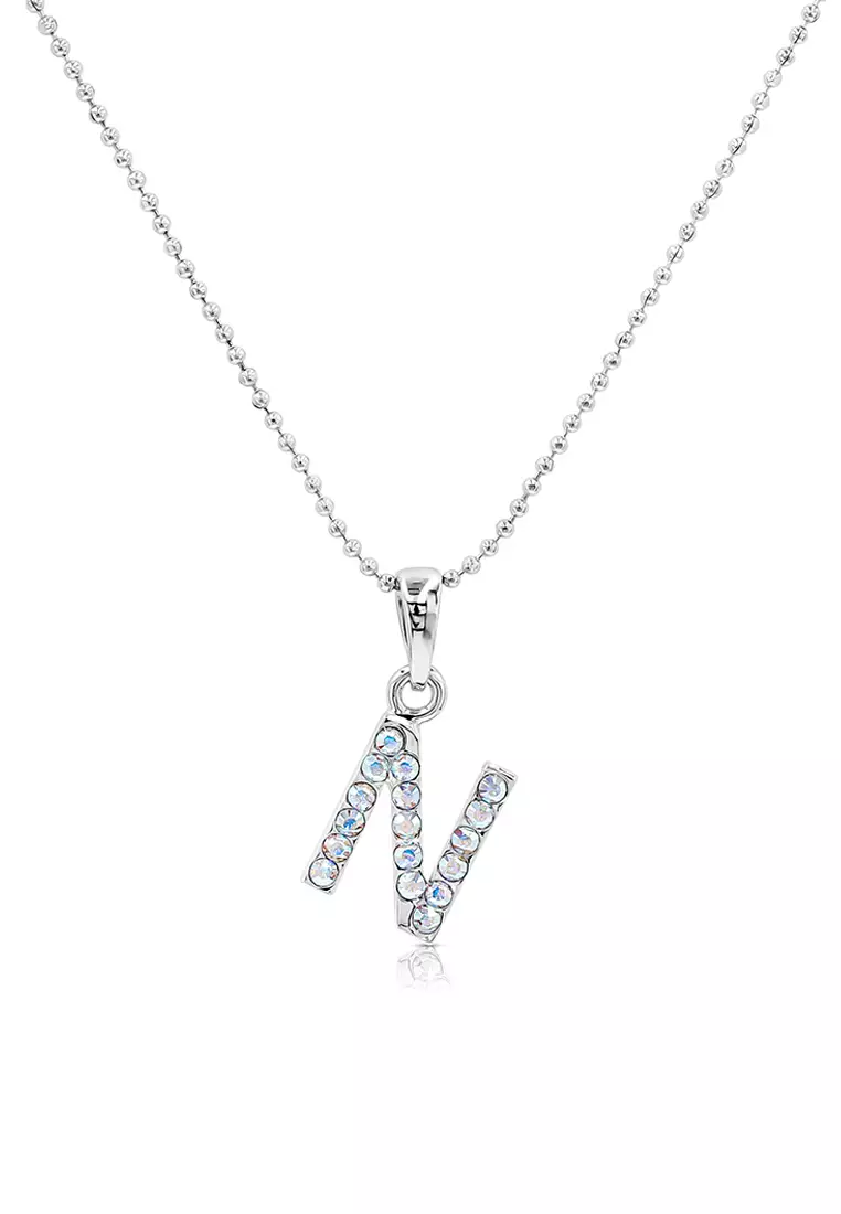 Swarovski alphabet pendant top