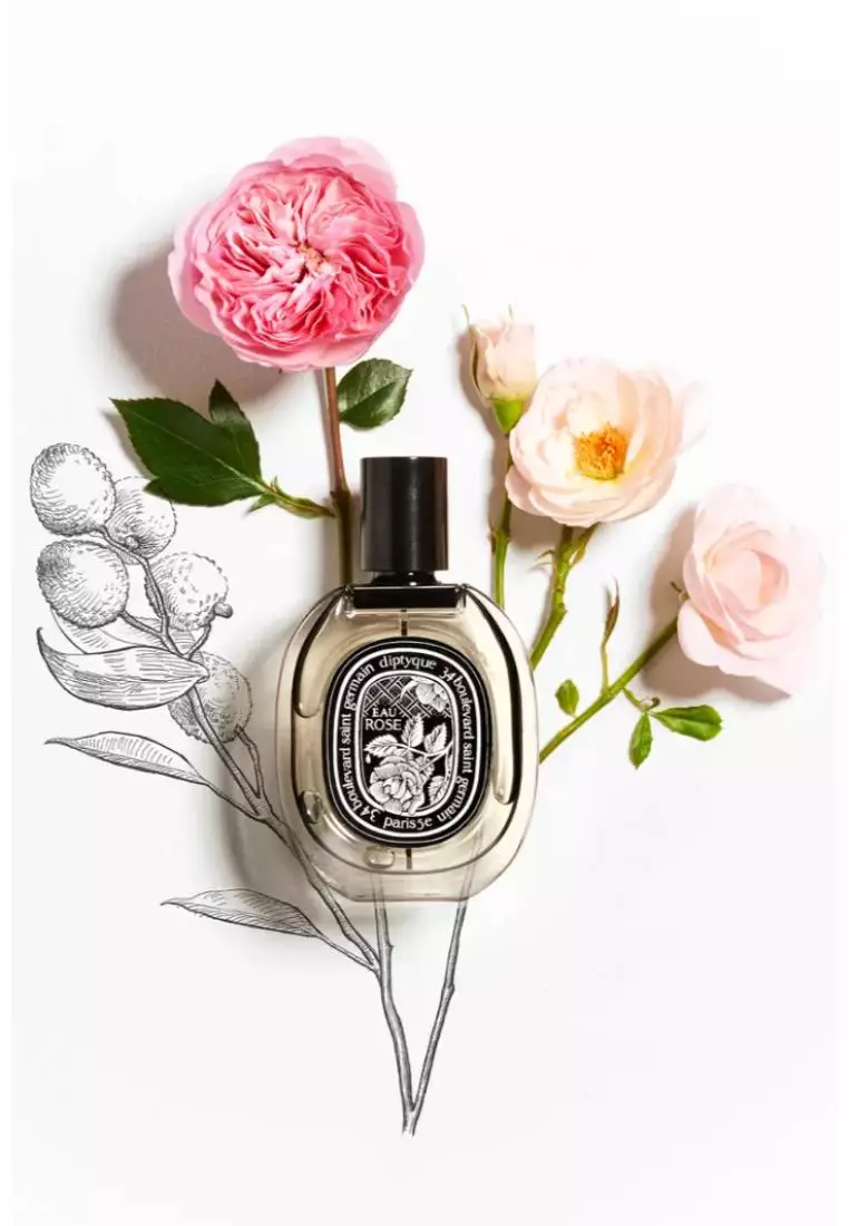 【ほぼ未使用箱あり】diptyque Eau Rose 75ml ケース Eau Rose（オー ローズ） - フレグランス＆アクセサリー用