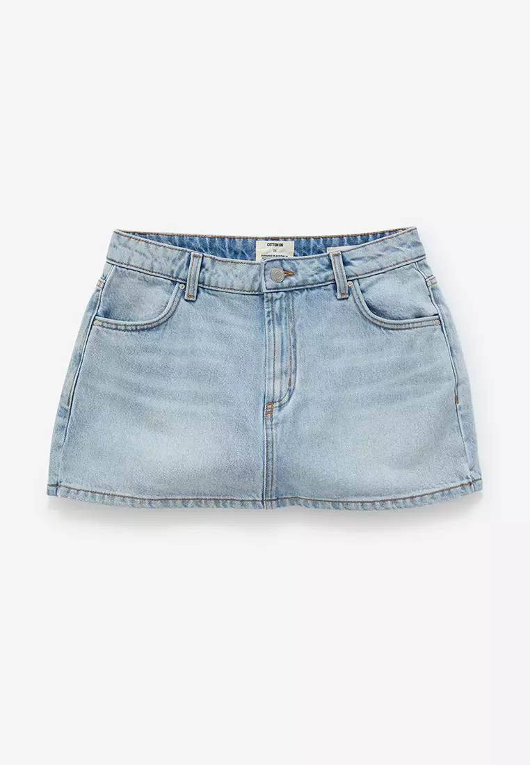 Mini Denim Skort