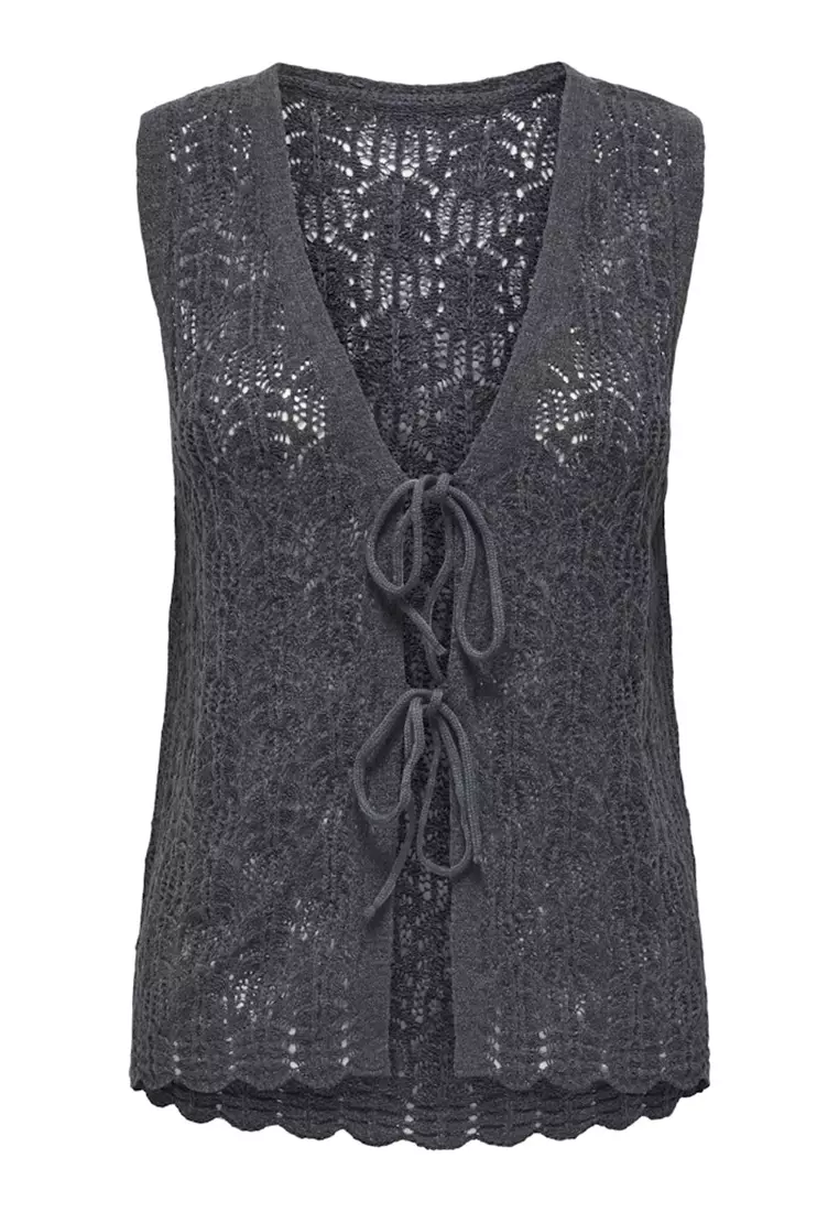 Kofi Bayo V-Neck Tie Vest