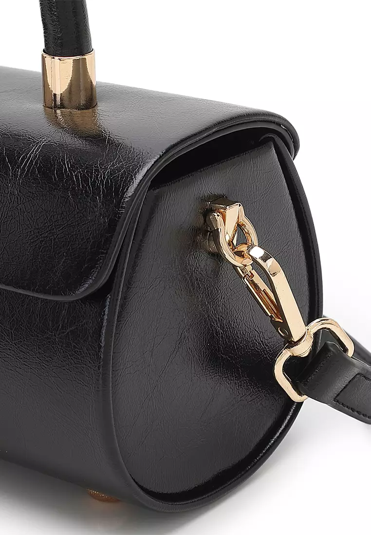 Women's Top Handle Bag / Sling Bag / Crossbody Bag / Shoulder Bag (Tas Tangan Wanita / Tas Selempang Wanita / Tas Bahu Wanita) - Hitam