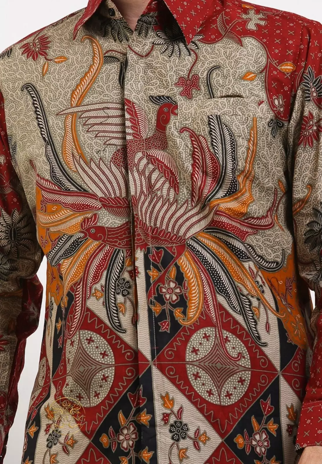 Jayawarsa Chorah Kemeja Batik Pria Premium Slimfit Modern Lengan Panjang