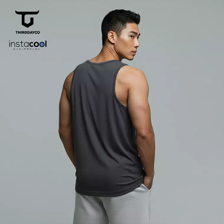 THIRDDAY Kutung Pria Casual SVN Osaka  Logo Abu MTY62