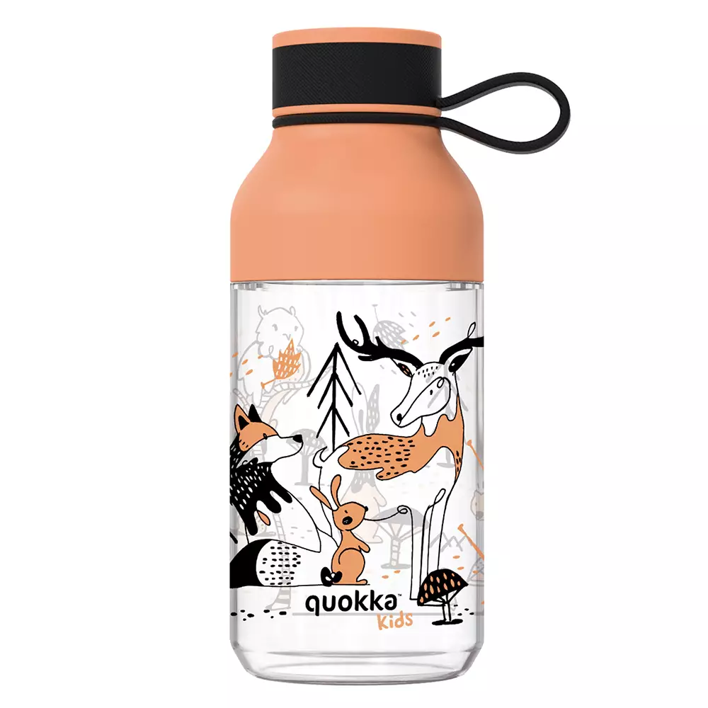 Bundling Set Quokka Sandwich Box & Quokka Ecozen Bottle Ice With Strap In The Woods 430ml - Tempat Makan - Botol Minum Anak