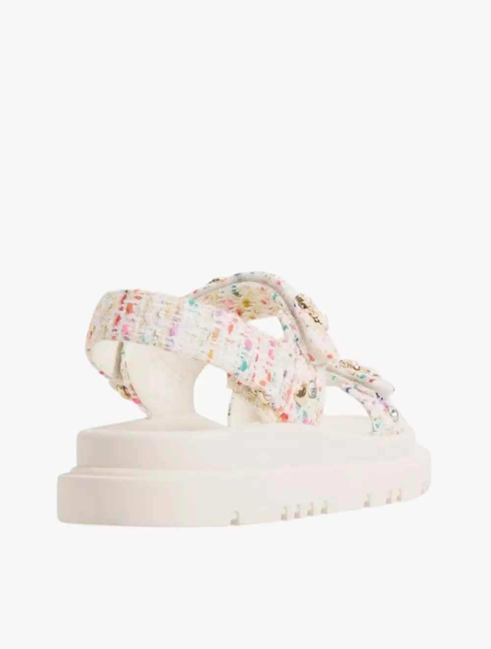 Aldo Gemima Women's Footbed Sandals - White/Multi