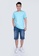 POLO HAUS blue Polo Haus - Men’s Regular Fit Basic T-Shirt A98EFAAFC93C4FGS_5