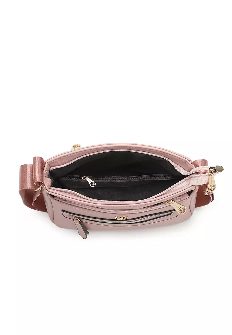 Women's Sling Bag / Crossbody Bag - Pink