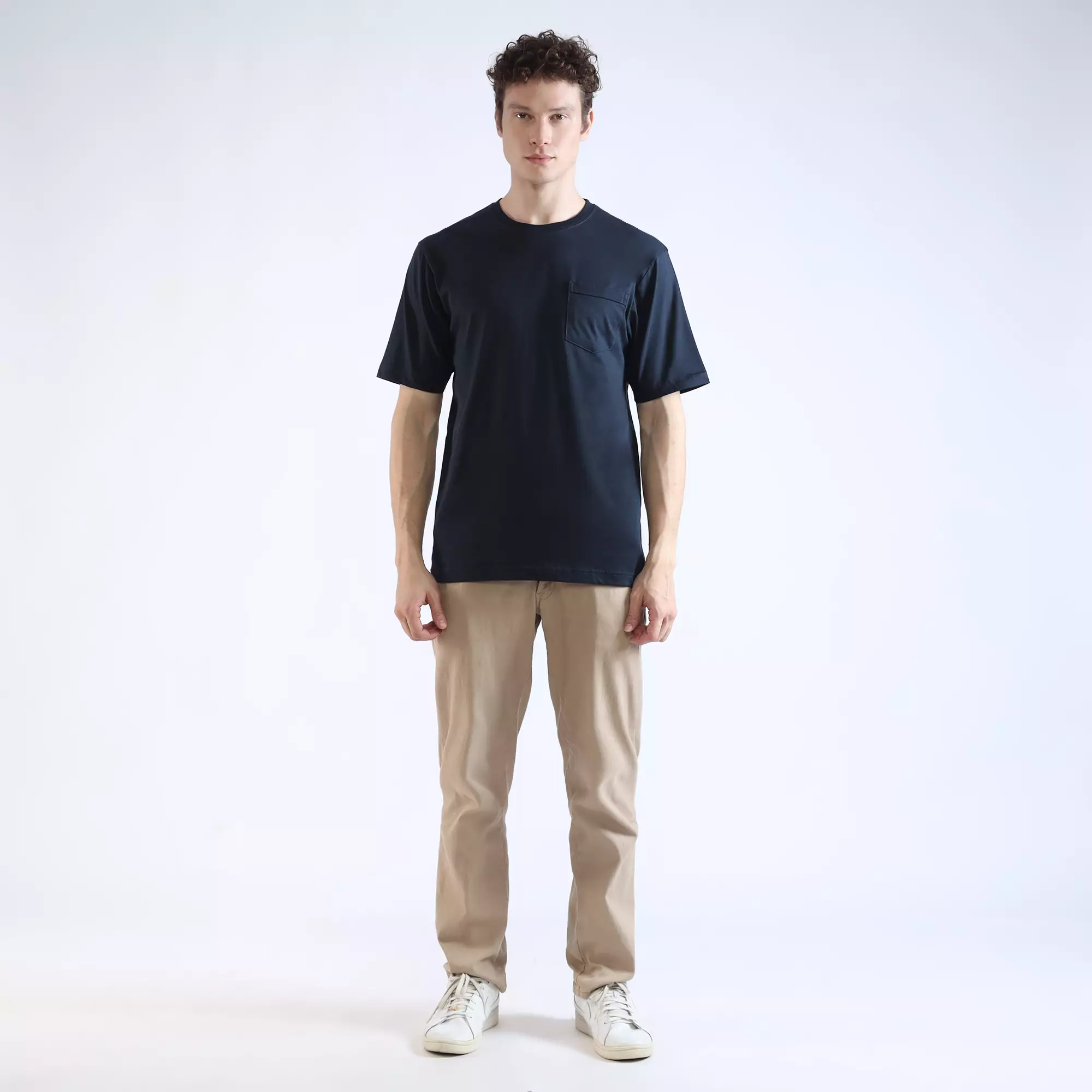 Larusso Regular Fit Premium Pocket Tee - Sky Captain Blue