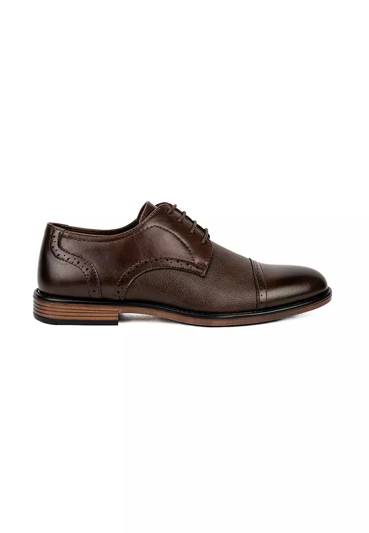 Discount on Mario D' boro Runway  shoes - SKU: Men's Formal With Lace Shoes MV 22458 Brown C35